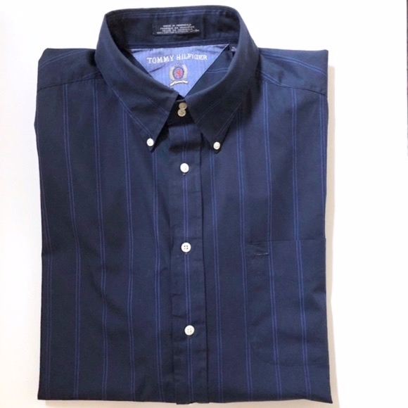 Tommy Hilfiger Other - Tommy Hilfiger Blue Stripe Shirt XL